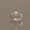 Faceted Topaz gemstone, colorless, oval cut, 3.78 carats, high clarity, ideal for fine jewelry.