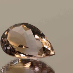 Natural pear cut ametrine gemstone with purple yellow color, 18.70 × 12.40 mm