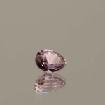 Pink sapphire gemstone, 0.54 carat, pear cut, heat treated, loose gemstone, dimensions 5.40 × 4.44 × 3.08 mm, GIA certified.