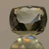 Natural prasiolite gemstone, 25.35 carat, square cushion cut, pale green color, untreated, loose gemstone, dimensions 17.6 × 17.6 × 11.9 mm, ideal for fine jewelry.
