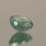 natural paraiba tourmaline gemstone 5.69 carat green blue oval cut 11.82x10.61x6.42 mm untreated AIG certified