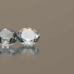 Set of 2 light blue round-shaped topaz, total 3.57 carat, 7.9 × 7.6 × 3.7–3.9 mm, no treatment, unknown origin.