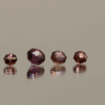 Natural red ruby lot of gemstones set, total 1.38 carat, fancy cut, red color, unheated, loose gemstones, dimensions 2.95–4.12 × 2.91–4.1 × 2.15–3.28 mm, origin Mozambique, 5 stones, AIG certified.