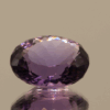 Natural oval cut amethyst gemstone with purple violet color, 13.70 × 10.10 mm