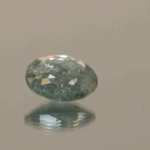 natural paraiba tourmaline gemstone 3.4 carat green blue round cut 10.9x10.71x4.66 mm AIG certified