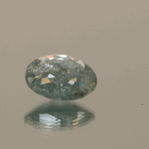 natural paraiba tourmaline gemstone 3.4 carat green blue round cut 10.9x10.71x4.66 mm AIG certified