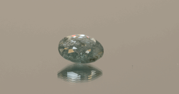 natural paraiba tourmaline gemstone 3.4 carat green blue round cut 10.9x10.71x4.66 mm AIG certified