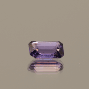 Natural Color Change Sapphire Octagon gemstone, 1.05 carat, octagon cut, violet to reddish purple color, unheated, loose gemstone, dimensions 6.78 × 4.9 × 2.73 mm, origin Madagascar, AIG certified.