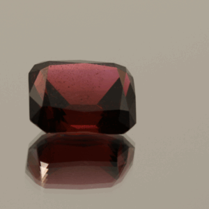 Natural pyrope red garnet 6.4 carats octagon cut red color untreated gemstone