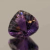 Natural pear cut amethyst gemstone with purple violet color, 15.70 × 14.60 mm