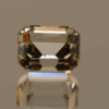 Light brown octagon-shaped topaz, 14.07 carat, 13.8 × 11.1 × 9.5 mm, no treatment, unknown origin.