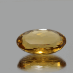 Citrine Gemstone – Yellow Orange, Oval, 7.76 carats
