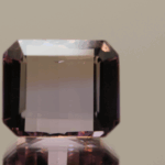 Natural octagon cut ametrine gemstone with purple yellow color, 16.00 × 13.20 mm