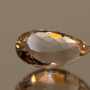 Natural pear cut ametrine gemstone with purple yellow color, 19.40 × 11.60 mm