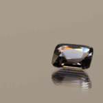Purple spinel cushion-cut, 2.02 carat, 8.37 × 6.65 × 3.88 mm, natural untreated gemstone, AIG certified.