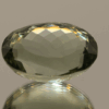 Natural prasiolite gemstone, 21.18 carat, oval cut, pale green color, untreated, loose gemstone, dimensions 20 × 13.6 × 12.1 mm, ideal for fine jewelry.