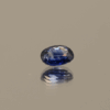 Natural sapphire gemstone, 0.72 carat, oval cut, blue color, heat-treated, loose gemstone, dimensions 5.66 × 4.86 × 2.74 mm, origin unknown, AIG certified.