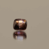 Natural Padparadscha Sapphire Cushion gemstone, 1.03 carat, cushion cut, orange-pink color, padparadscha, unheated, loose gemstone, dimensions 5.63 × 5.31 × 3.6 mm, origin Madagascar, GFCO certified.