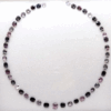 Neutral Multitone Spinel Necklace Set with 47 natural spinels totaling 50 carats in cushion cut