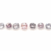 Pastel Multicolored Spinel Stone Bracelet Set with 13 natural spinels totaling 9 carats in cushion cut
