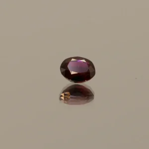 DEEP RED RUBY OVAL 0.71 CT
