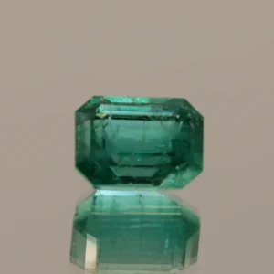 GREEN EMERALD GEMSTONE RECTANGULAR 3.93 CT