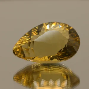 LEMON QUARTZ PEAR 14.52 CT