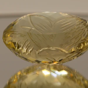 LEMON QUARTZ OVAL 93.8 CT