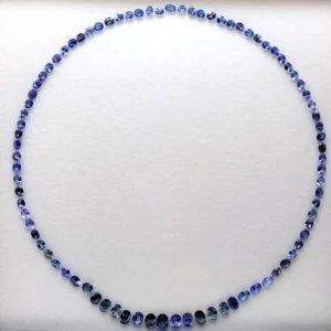 SAPPHIRE NECKLACE JEWELRY SET 40 CT (SA3PUGGB)