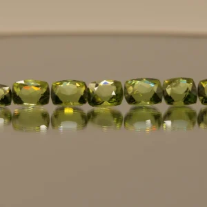 PERIDOT SQUARE CUSHION 10.5 CT