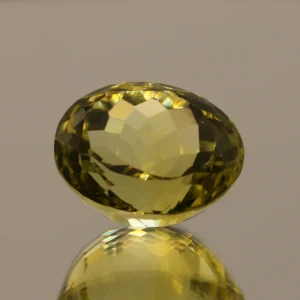 LEMON QUARTZ OVAL 13.86 CT